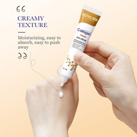 Anti-Aging-Augenpflege mit Zehnfachpower Kollagen, Kollagen Augencreme, Augenringe entfernen, Augencreme gegen Falten und Augenringe, Eye Cream, für strahlende und pralle Haut unter den Augen 20g