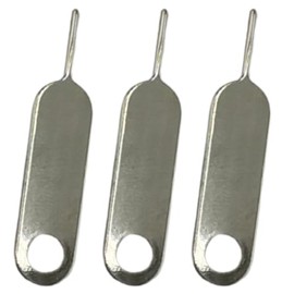 SIM Card Release Pin, Set of 3, Ejection Pin, For Smartphones, Replacement Parts, YOSHICA Comes with Instruction Video