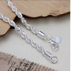 Adjustable Sterling Silver Rope Chain Style Bracelet - Gift For