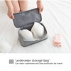 LEDON 7Pcs Packing Cubes for Travel Black, Luggage Suitcase Organizer,with