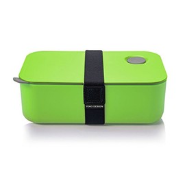 YOKO DESIGN 1388 Lunch Box Airtight Plastic 19 x 6.5 x 12 cm Green