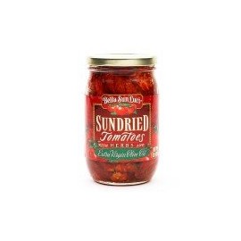 16 oz Bella Sun Luci Sun Dried Tomatoes Halves in Olive Oil