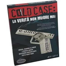 Think Fun 76466 2 Cold Case 1, Italian Version, 1-4 Players, Recommended Age 14 Years, Multicoloured