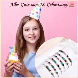 PDTU 6-18 Birthday Gift for Girls, Bracelet Gifts for Girls 6-18 Years Birthday Colourful Bracelet Gift for Girls Teenagers Birthday