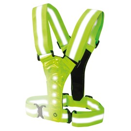 iN Running Vest | High Visibility Reflective Vest | LED Reflective | Reflective Safety Harness for Night Outdoor Activities, Running, Biking, Dog Walking