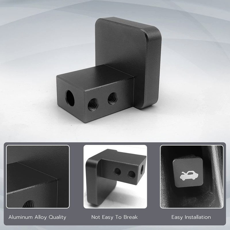Heavy Duty Billet Aluminum Hood Latch Release Cable Repair Kit,