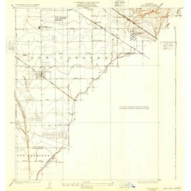YellowMaps Artesia CA topo map, 1:24000 Scale, 7.5 X 7.5 Minute, Historical, 1925, Updated 1932, 20.3 x 19 in - Polypropylene