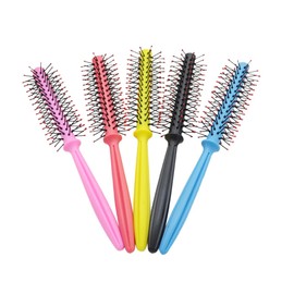 TOVINANNA Curly Hair Styling Round Bristles Comb Handle for Curly Hair Effortless Detangling Friends Selection