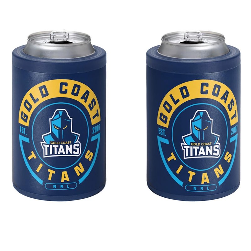 Gold Coast Titans NRL Rugby League Insulated Can Cooler with
