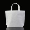 Horizontal Non-Woven Fabric Bag (White) 1252351 Black 6ea