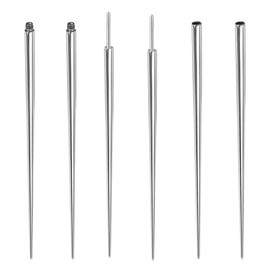 Tomedeks 6 PCS Nose piercing kit, Ear piercing kit, Belly button piercing kit, Piercing changing tool, 14G 16G 18G