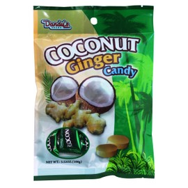 Dandy's Coconut Ginger Hard Candy, Set of 4(3.52 oz)