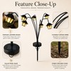 Solar Hanging Lanterns for Outdoor Decor – 4-Pack Warm White