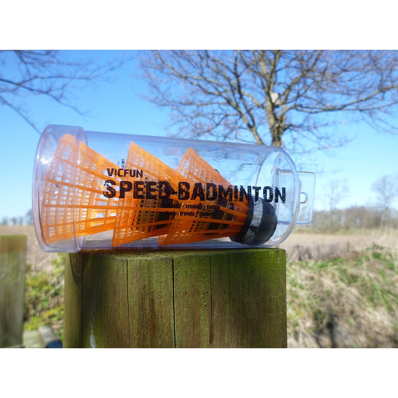 VICFUN Speed Badminton Set, orange, 0