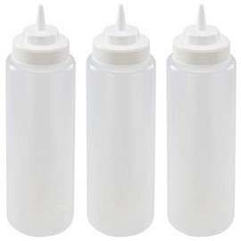 Great Credentials Squeeze Bottles Clear Set of 3 (32 OZ.)
