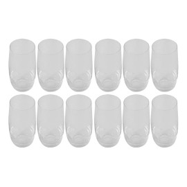 Baum Brothers Juego 12 Vasos Ovalado Altos Para Bedidas Highball 540 Ml