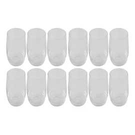 Baum Brothers Juego 12 Vasos Ovalado Altos Para Bedidas Highball 540 Ml