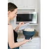 The Silicone Kitchen Silicone Microwave Popcorn Maker Collapsible Bowl, Non-Toxic,