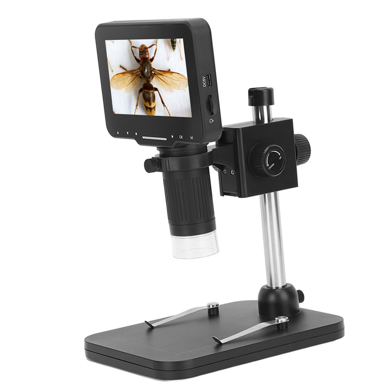 4.3in HD LCD Digital USB Microscope 1000X Magnification Electronic Microscope