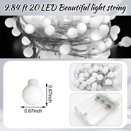 YeahBoom Ball Fairy Lights, Globe Fairy Lights