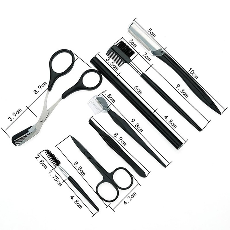 CAIYUDPTTS Eyebrow Set, Eyebrow Scissors, Eyebrow Shaping, Eyebrow Scissors, Eyebrow