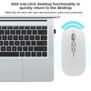 2.4Ghz Wireless Rechargeable Mouse Mute Ergonomic Computer Optical Mice for