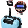 Portable Luggage Scale, 50kg Capacity, Large Backlit Display, Digital Hanging
