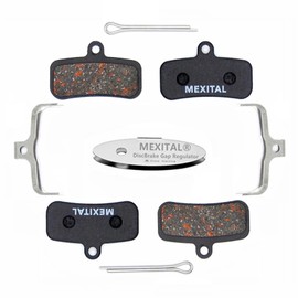 MEXITAL 2 Pairs of Bicycle Disc Brake Pads for Shimano Saint BR-M810 M820 XTR BR M9120, Zee BR-M640 MT420 MT501 MT520, Deore XT BR M8020 M6120 SLX, Tektro HD M745 735 725 725 7 50 TRP G-Spec,Quadiem