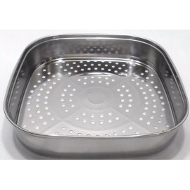 Curtis Stone  CURTIS STONE 12" Square Stainless Steel Steamer Colander Strainer, NIB