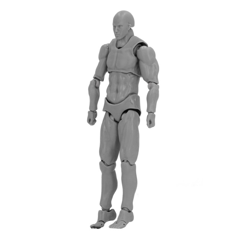 Figure Model PVC Action Figure Drawing Model Movable Joint Pedestal