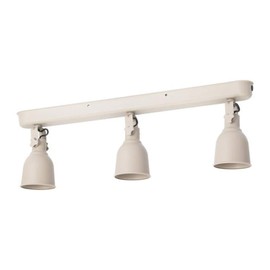 IKEA Hektar Ceiling Track 3 Spotlights Beige 904.148.97