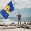 Runesol Barbados Flag, 91x152cm, 3ft x 5ft, 4 Grommets, Eyelet