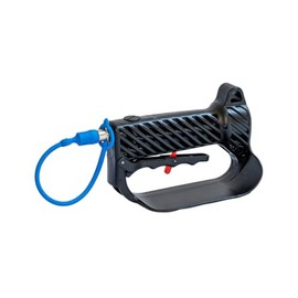 PATERLINI Handle for Compressed Air Vibrating Rod Reduces Vibration - Ergonomic Handle for Olive Shakers - Made in Italy - Wide Handle with Straight Connection "D"