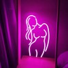 Lamomo LED Neon Flex, 16.4ft/5m Pink Neon Light Strip, 12V