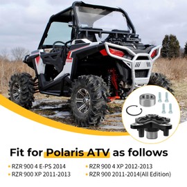 M MATI Rear Wheel Hub & Bearing kit for Polaris RZR 900 XP 4 2011-2013 RZR 900 4 E-PS 2011-2014 5137278 3514699