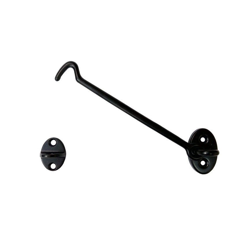 QCAA Heavier Duty Brass Barn Door Hook Latch & Eye,