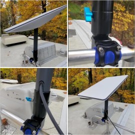 Starlink Steel Gen 2 Starlink Mount Clamp for RVs Cars Durable Anti-Rust Easy Install