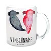Mr. & Mrs. Panda Personalisierte Teetasse Axolotl Liebe - Personalisierte