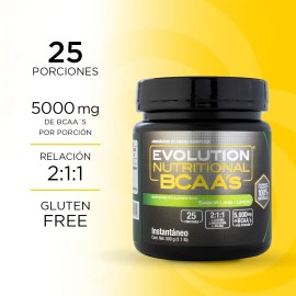 Bcaas - Aminoácidos (leucina:isoleucina:valina ) De 500 G Sabor Lima limón