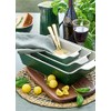 GreenGate Alice Casserole Dish Rectangular Set of 2 Ceramic Pinewood