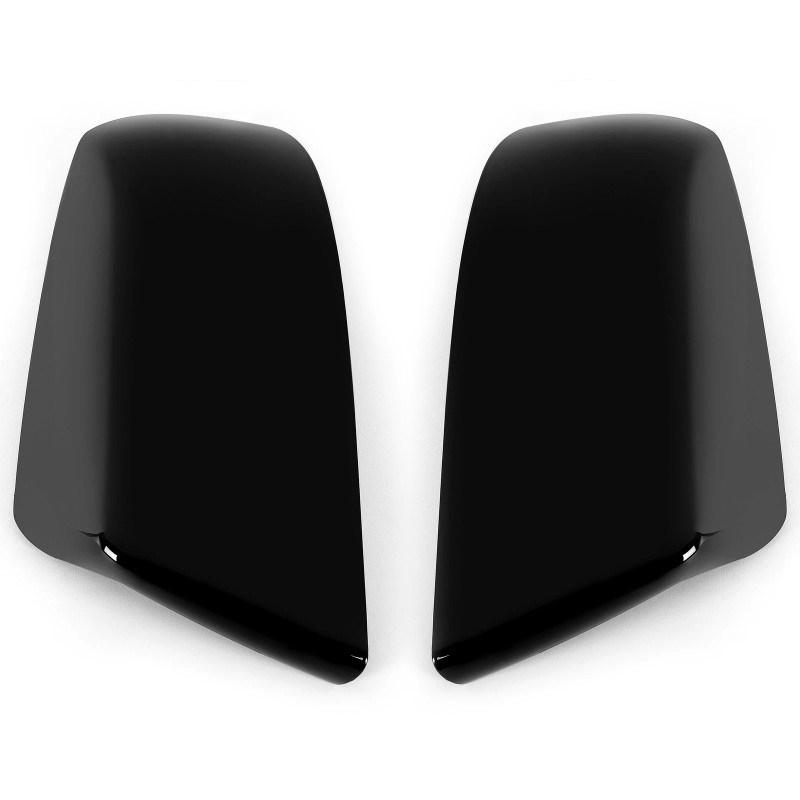 HECASA Gloss Black Side Mirror Cover Cap Replacement For Toyota