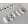 ⭐️ [Starry Night Bear] Handmade nail tips ⭐️ - Long
