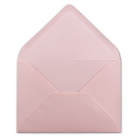 75 Size) B6 Pink envelopes 80 g/m² Nassklebung Your Glüxx Agent Post in Envelopes Without Window Christmas Card Invitations