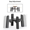 CZPET Dog Bowl Stand with Adjustable Width [Stand Only], Single