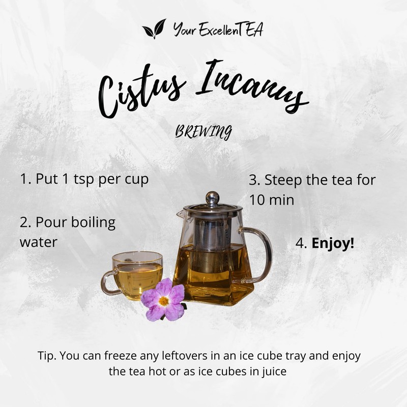 Cistus Incanus Loose Leaf Herbal Tea (500g) Natural Herbal Infusion