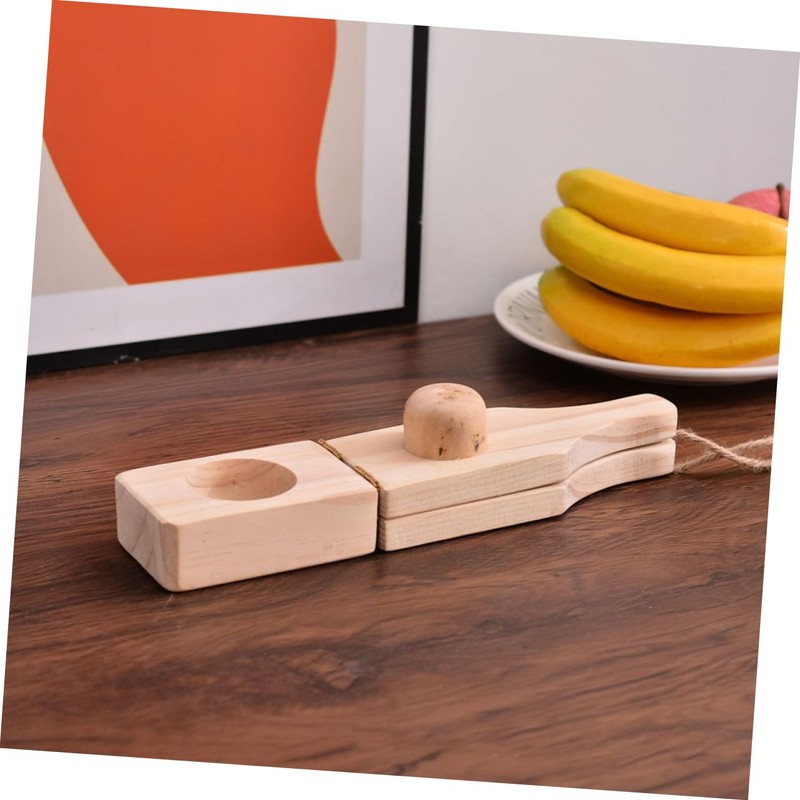 BIUDECO Solid Wood Plantain Masher Plantain Cooking Accessories Shape for