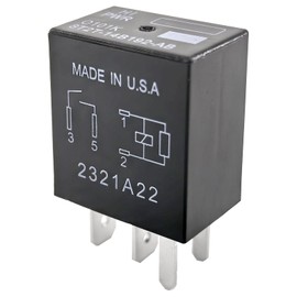 8T2T-14B192-AB Relay - 40A 12VDC 4-Pin SPST Automotive Relay - Compatible with Select Ford Vehicles (for F-150, Fusion) - Fixes Cooling Fan, Fuel Pump & P0699/P0230 Codes