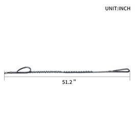 EXCELLENT ELITE SPANKER Tactical Bungee Dog Lead, Military Lead, Elastic Brown Black Dog Lead, Walking, Training Lead