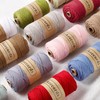 Likeecords Cotton Macrame Cord 3mm x 100m, 3 Strand Twisted,