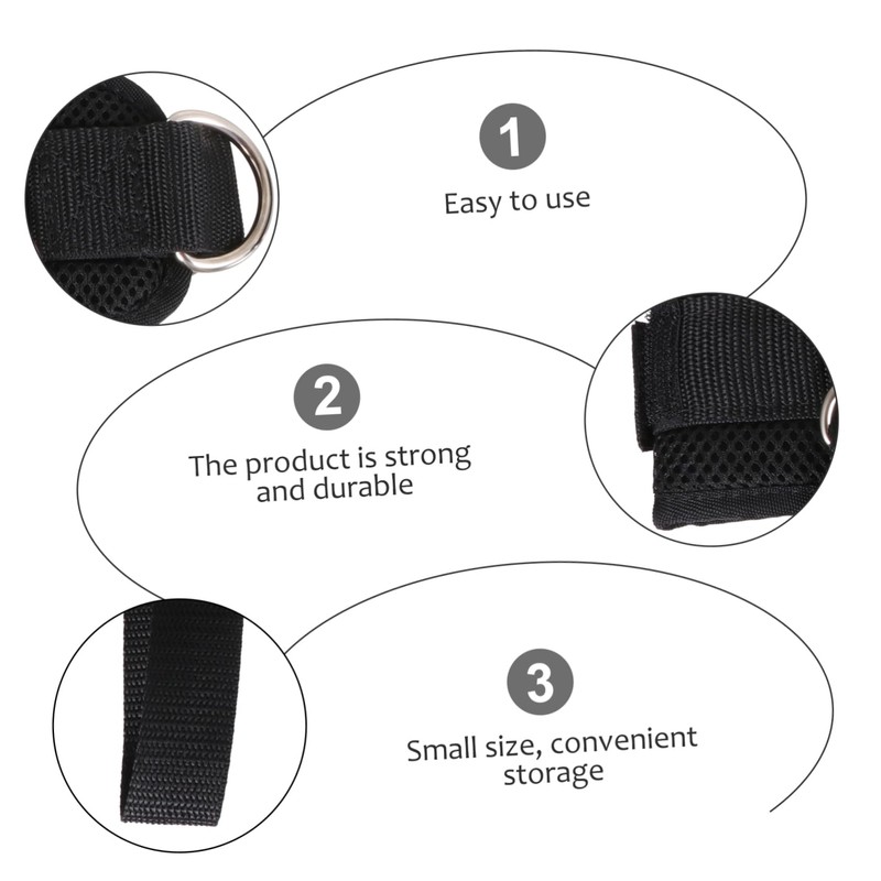 Gatuida 1 Pair Padded Ankle Straps for Maximum Support Multi